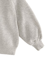 Heart Patch Brushed-Back Sweatshirt Tunic 心形貼布刷毛長版衛衣 [pm358] 15
