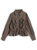 Shirred Design Shirt 抽褶設計襯衫 [pp304] 04