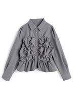Shirred Design Shirt 抽褶設計襯衫 [pp304] 06