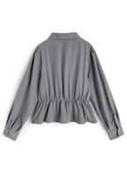 Shirred Design Shirt 抽褶設計襯衫 [pp304] 08