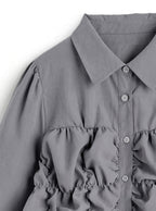 Shirred Design Shirt 抽褶設計襯衫 [pp304] 09