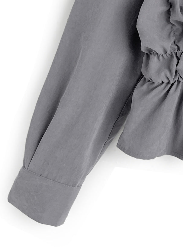 Shirred Design Shirt 抽褶設計襯衫 [pp304] 10