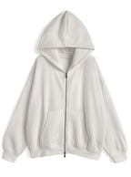 Oversized Brushed-Fleece Sweat Hoodie 寬鬆刷毛連帽衛衣 [ru1319] image 8