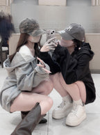 Oversized Brushed-Fleece Sweat Hoodie 寬鬆刷毛連帽衛衣 [ru1319] image 16