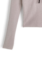 Contrast lace ribbon layered-look knit top 配色蕾絲蝴蝶結假兩件針織上衣 ru1634 13