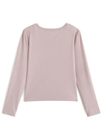 Rhinestone Logo Long Sleeve T-Shirt 水鑽標誌長袖T恤 [ru2124] - 9