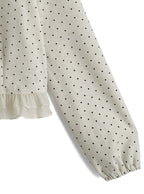 Polka Dot Ruffle Cardigan 波點荷葉邊開襟衫 [sd325] — image 12