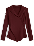 GRL th060 asymmetric rib knit top 不對稱羅紋針織上衣 5