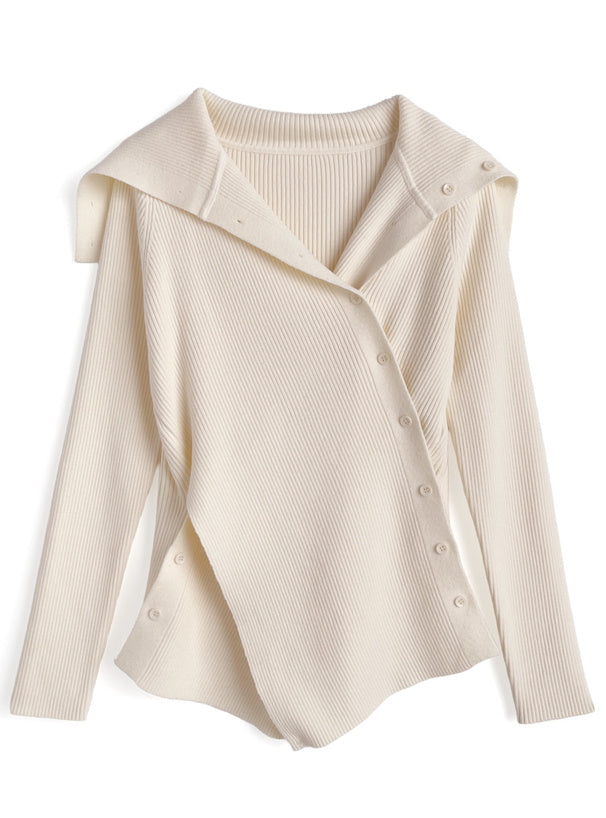 GRL th060 asymmetric rib knit top 不對稱羅紋針織上衣 6
