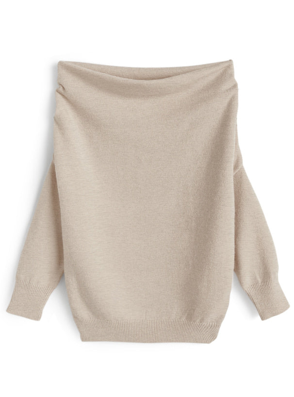 Off-Shoulder Loose Knit Top 露肩寬鬆針織上衣 [th084] 6