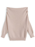 Off-Shoulder Loose Knit Top 露肩寬鬆針織上衣 [th084] 11