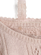 GRL th090 Multiway Lace Ribbon Cable Knit Top 多穿法蕾絲繫帶麻花針織上衣 14