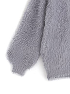 Jewel-Button Shaggy Knit Cardigan 寶石造型鈕扣毛絨針織開襟衫 [ws71] — image 16